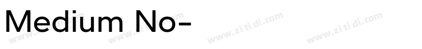 Medium No字体转换